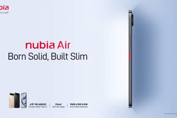 Смартфон Nubia Air Ultra Small получает 6,78 ″ экрана AMOLED и защиты IP69K