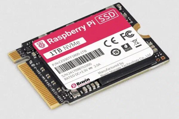 Raspberry Pi запускает M.2 NVME SSD с емкостью 1 ТБ