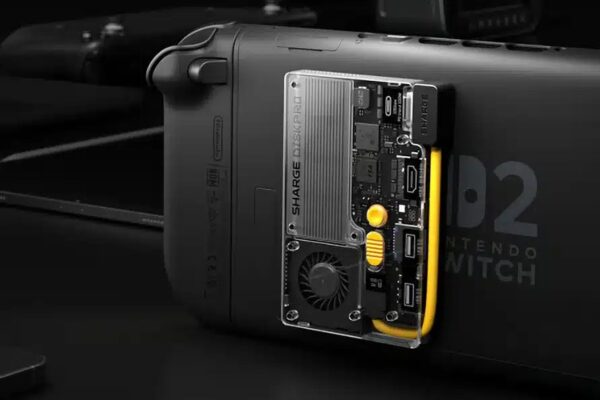 Sharge представила внешний SSD с вентилятором, магнитной подставкой и многими дополнительными портами