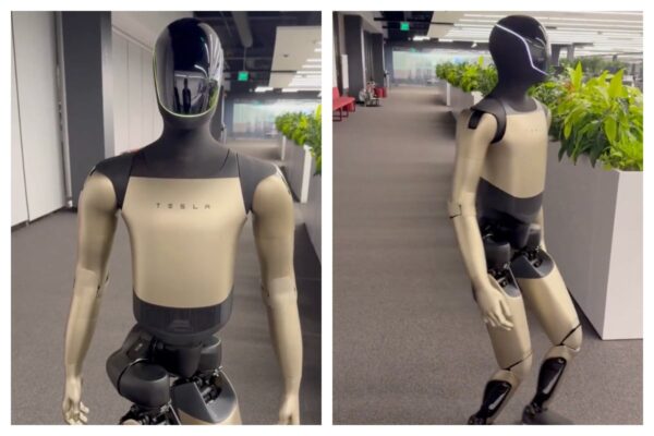 Следующее поколение робота Tesla Optimus отображается на видео