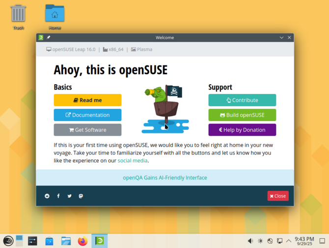 Распределение OpenSuse Leap 16 теперь доступно для загрузки. Новый установщик, длинная поддержка и ядро Linux 6.12 LTS