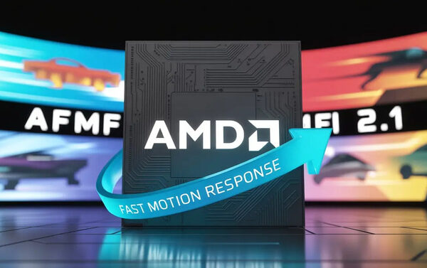 AMD улучшает технику AFMF 2.1. Опция ответа на быстрый движение решает проблему ликвидности в динамических сценах