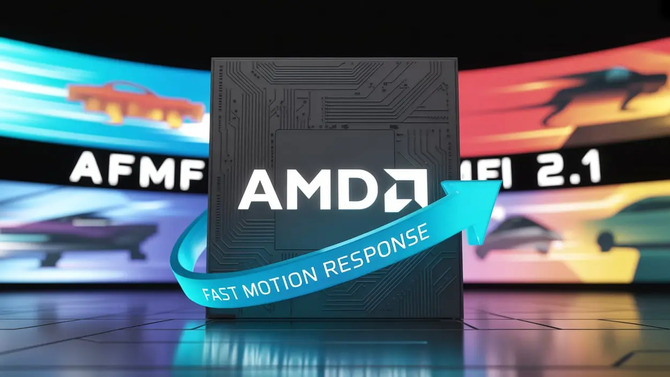 AMD улучшает технику AFMF 2.1. Опция ответа на быстрый движение решает проблему ликвидности в динамических сценах