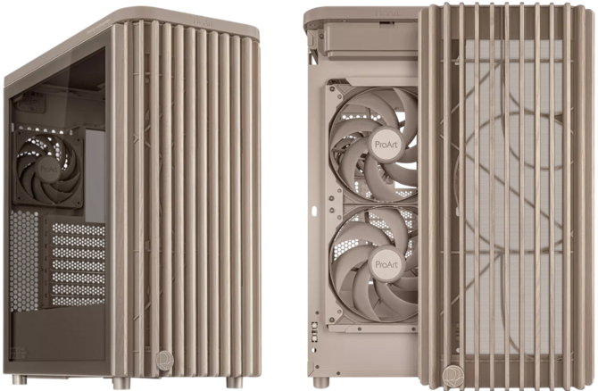 ASUS PROART PA401 Wood Edition - еще одно вкусный компьютерный корпус. Легкая деревянная панель и три вентилятора