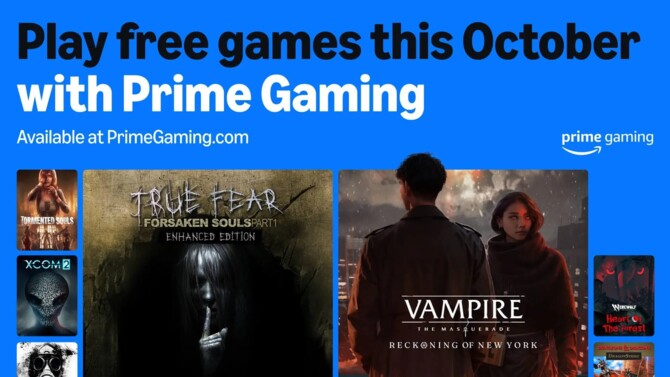 Prime Gaming - полное предложение игр на октябрь. Fallout: New Vegas, Fallout 3 и X-Com 2 ждут проверки