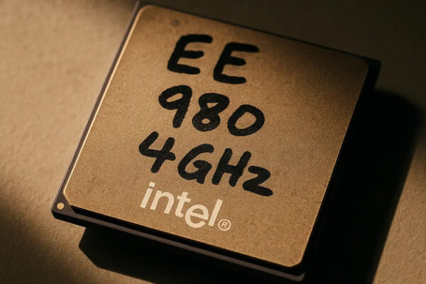 Intel Pentium 4 Extreme Edition 980 с тактовым 4,0 ГГц, найденным через 20 лет. Это редкая образец инженерии NetBurst