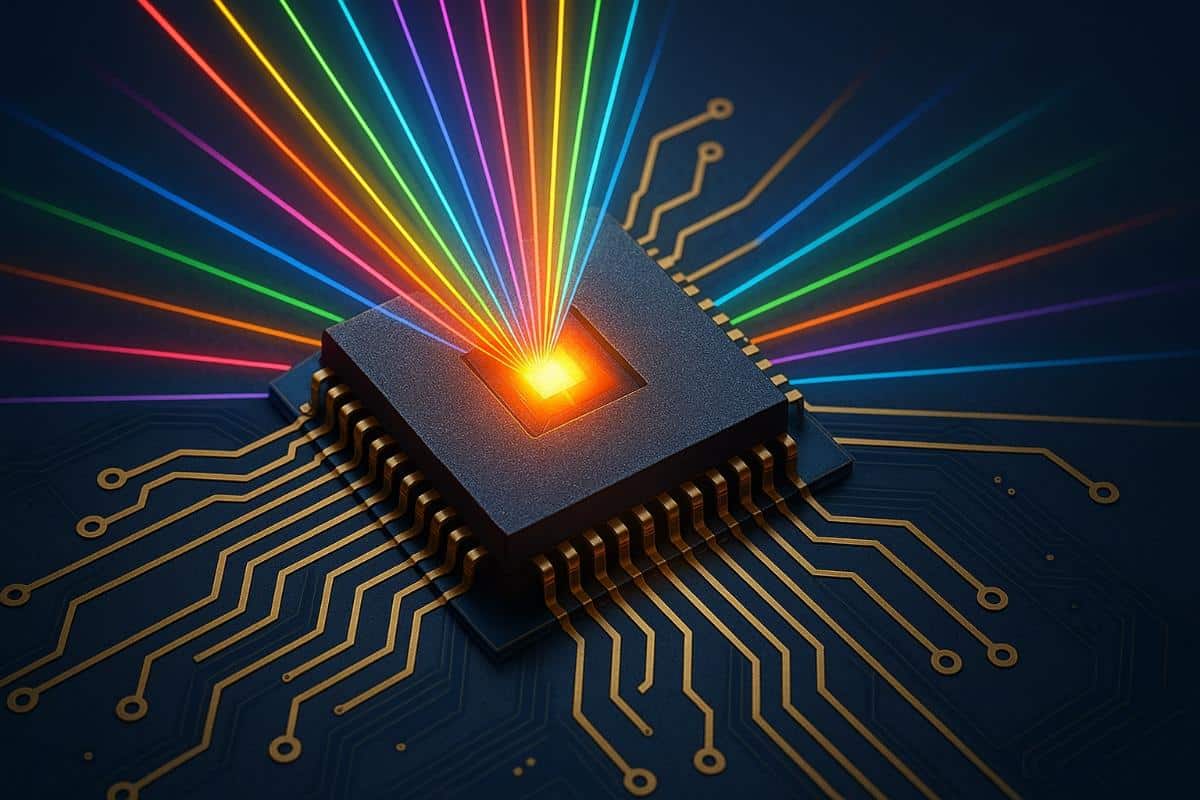 Один луч – десятки каналов. Новый оптический чип с дуговым светом преодолевает физический предел скорости передачи данных