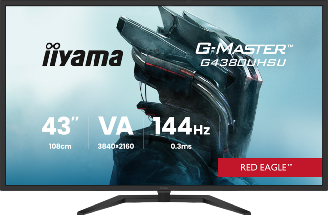 Монитор iiyama G-Master G4380UHSU-B2 — новая версия популярной модели для любителей больших экранов.