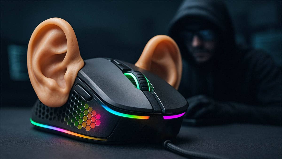 Есть отличная игровая мышь? Поздравляю, любой может подслужить ваш разговор (видео)