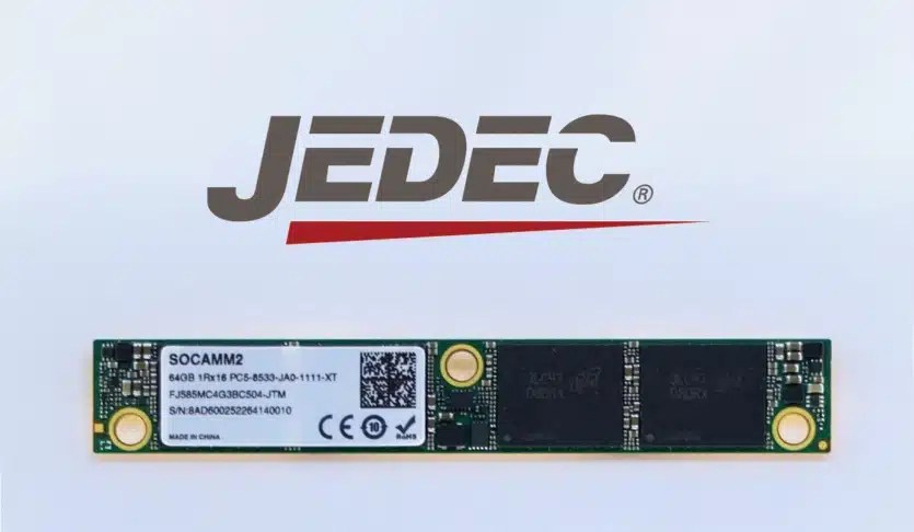 Компания JEDEC разработала стандарт оперативной памяти SOCAM2: LPDDR5X со скоростью 9,6 Гбит/с на вывод.