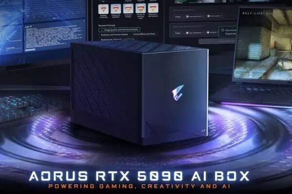 Gigabyte выпустил внешний RTX 5090 за 2999 долларов в играх, он на 18-27% медленнее, чем на рабочем столе