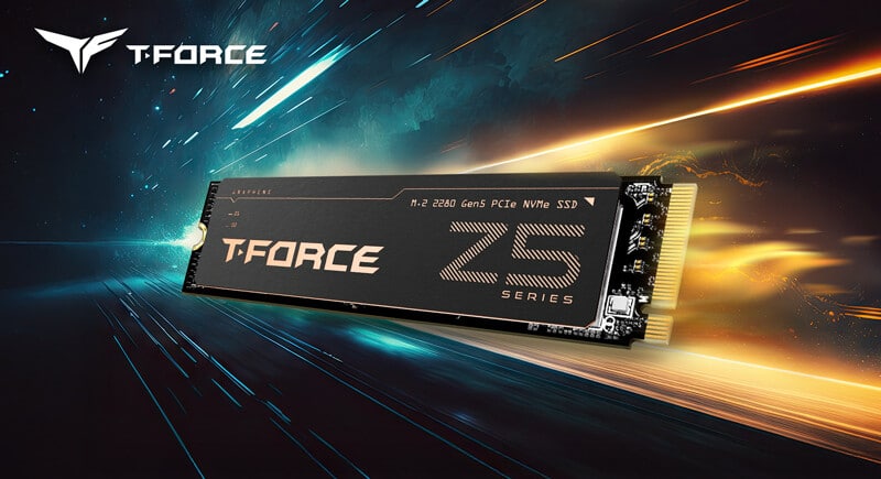 TeamGroup представила SSD T-Force Z54E — до 4 ТБ и до 14 900 МБ/с без огромных радиаторов
