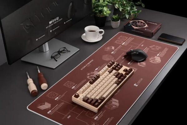 К своему 20-летию Noctua выпустила большой компьютерный планшет с историей своих кулеров.