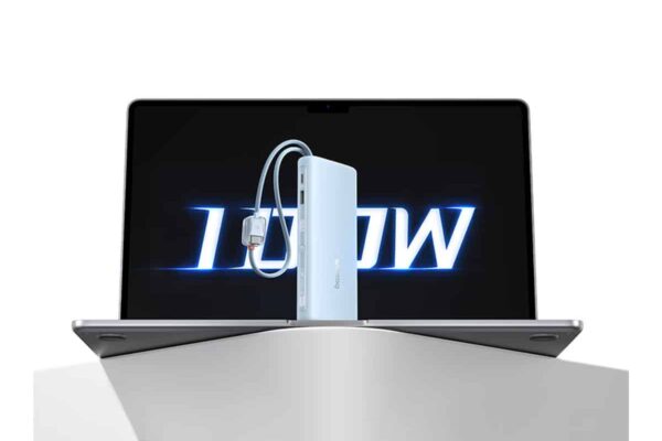 Baseus выпустила внешний аккумулятор емкостью 20 000 мАч с быстрой зарядкой 100 Вт и двумя встроенными кабелями USB-C за 28 долларов.