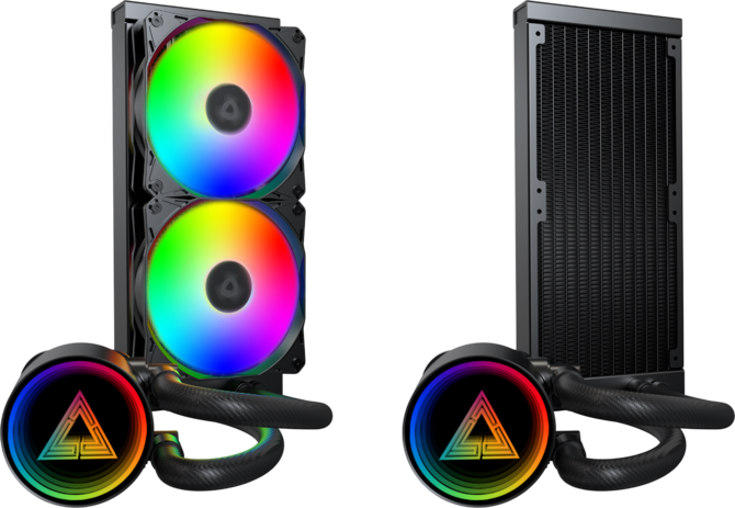Montech LightFlow ARGB — охлаждение AiO в версиях 240 и 360 мм с бесконечным зеркалом и длительной гарантией