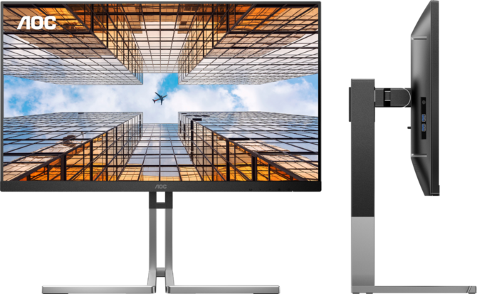 AOC U27U3X — новый монитор 4К с двойным режимом. IPS-панель с поддержкой HDR и AMD FreeSync.