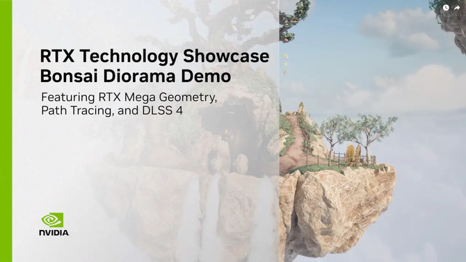 NVIDIA выпускает демо-версию Bonsai Diorama с мегагеометрией RTX и полной трассировкой пути в Unreal Engine 5.6.1