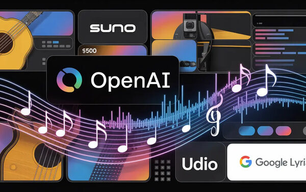 Генерация музыки из текста и аудио. OpenAI входит в экосистему звука AI после успеха Sora и будет конкурировать с Suno и Lyria