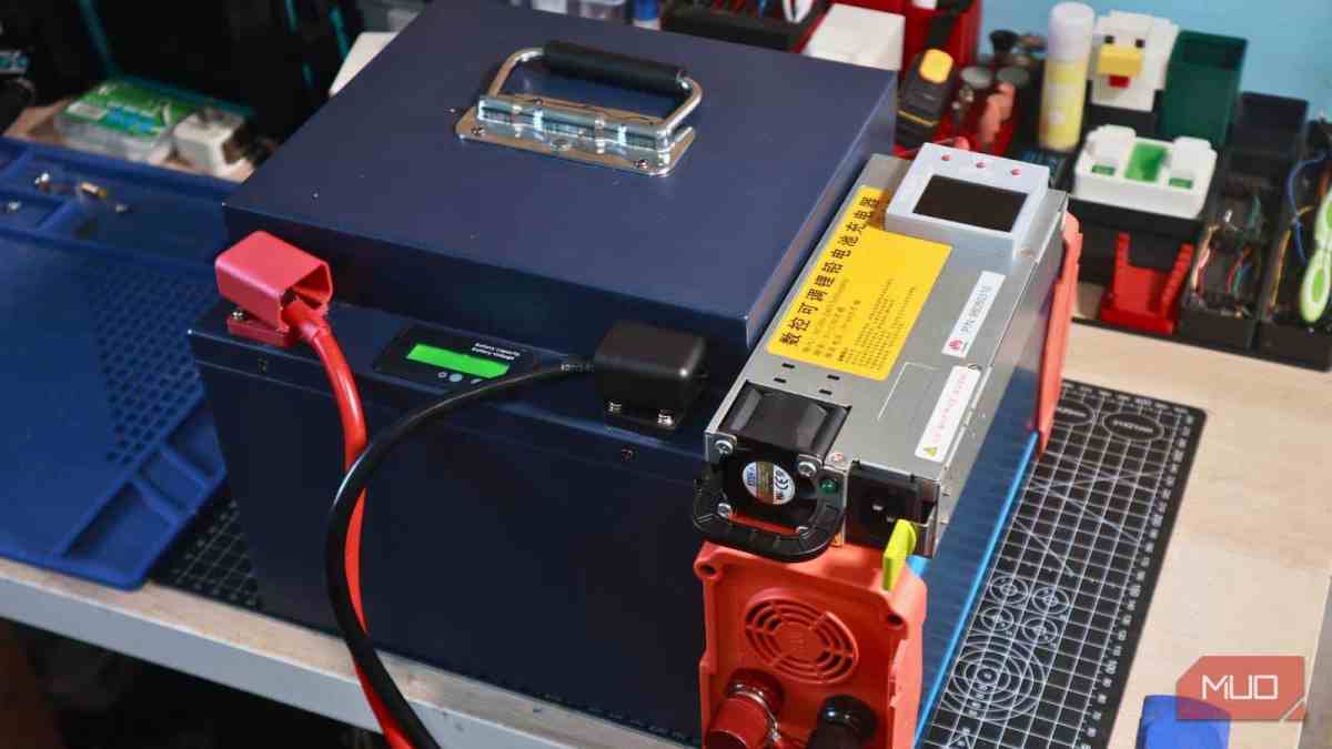 Сделал резервный блок питания на 1500 Втч за половину цены в магазине