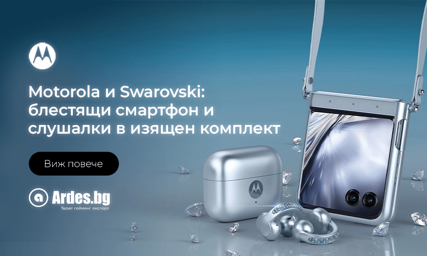 Motorola и Swarovski: блестящий смартфон и наушники в элегантной упаковке