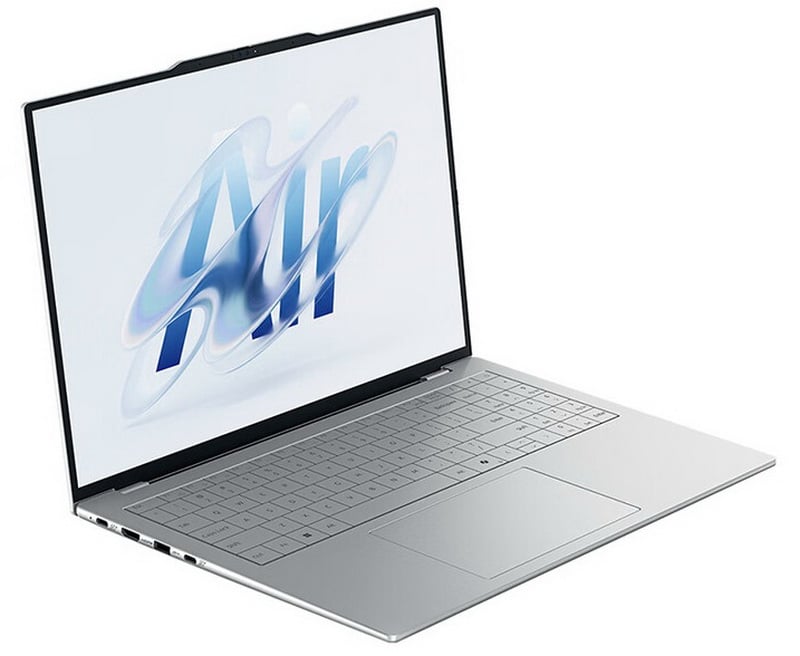Lenovo представила 16-дюймовый ноутбук Lecoo Air 16 весом менее килограмма и чипом Intel Meteor Lake
