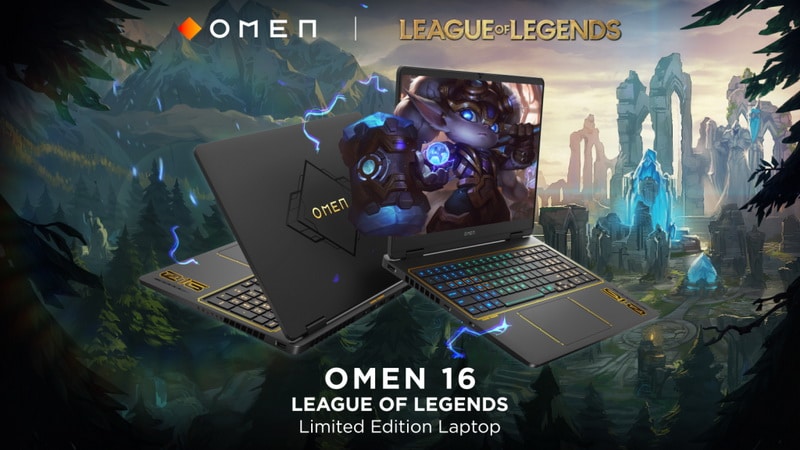 Для фанатов League of Legends: HP представила ноутбук Omen 16 с процессором Intel Core i7-14650HX и GeForce RTX 5070