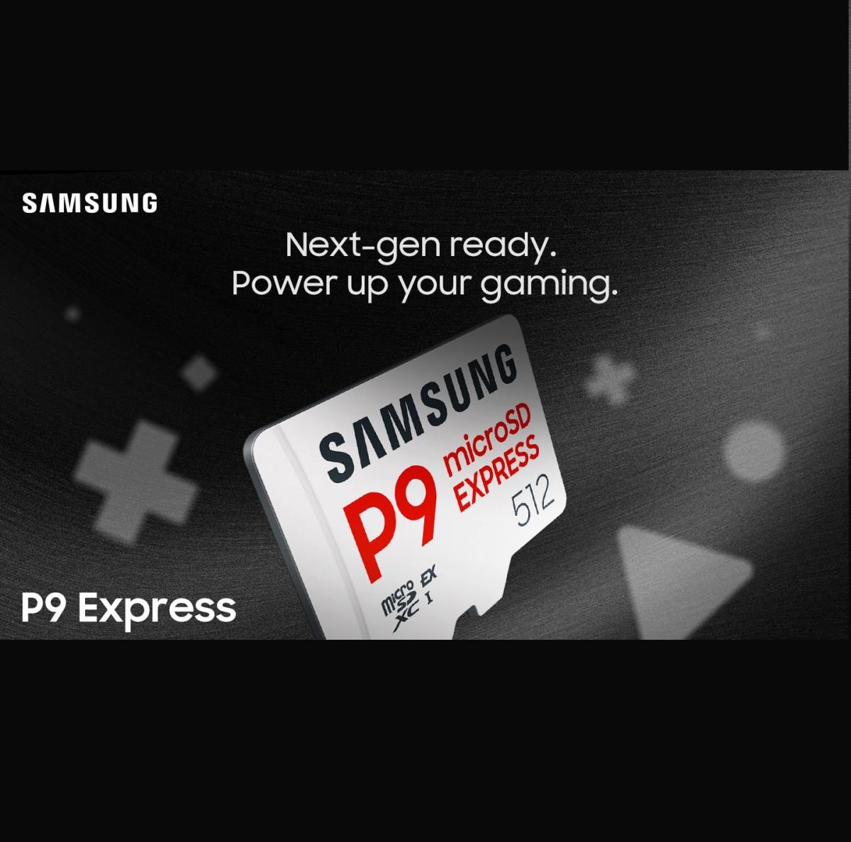 Samsung выпускает новую карту памяти microSD P9 Express для профессионалов и геймеров нового поколения