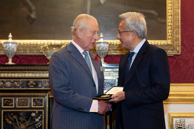 Создатели AI GPU награждены королем Карлом III. Дженсен Хуанг и Билл Далли получают Премию королевы Елизаветы в области инженерии