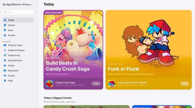 Apple запустила совершенно новую веб-версию App Store с расширенным функционалом