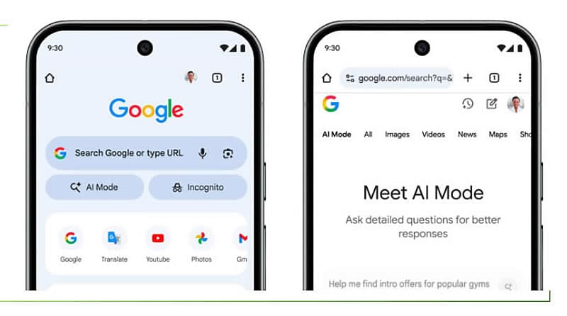 Google запустил AI-режим в Chrome и для мобильных устройств — Android и iOS