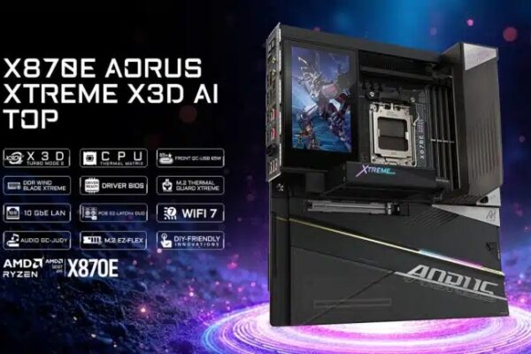 Gigabyte представила материнскую плату AM5 со встроенным 5-дюймовым дисплеем