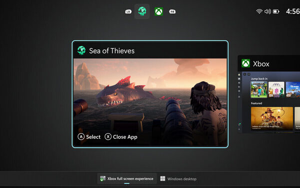 Полноэкранный режим Xbox — Microsoft предоставит игровой режим, требующий на 9 % меньше оперативной памяти, чем рабочий стол в Windows 11.