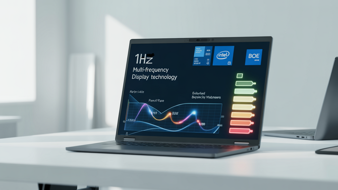 Intel и BOE разработали технологию 1 Гц для экранов ноутбуков. Это даст до 65 процентов. экономия энергии благодаря использованию ИИ