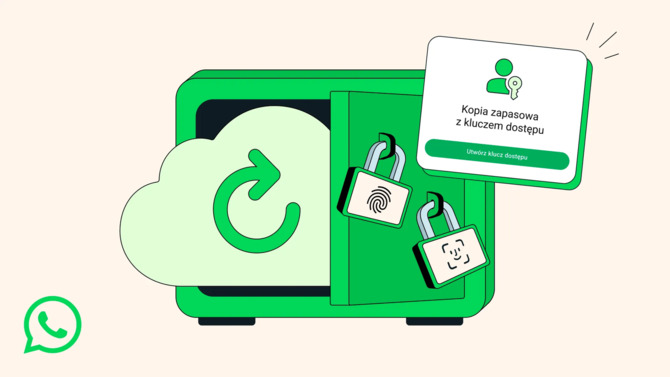 WhatsApp с более простым шифрованием резервной копии чата. Скоро мы защитим его ключом доступа вместо длинного пароля.