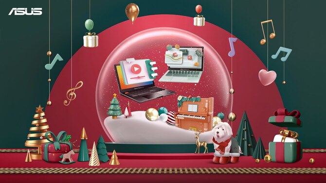 Вы ищете новый ноутбук на Рождество? ASUS предлагает ноутбуки Vivobook, Zenbook и ProArt