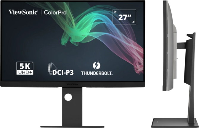 ViewSonic ColorPro VP88 — серия мониторов для компьютеров Apple Mac. Thunderbolt 4, два размера и разрешение до 5K