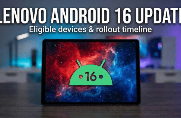 Вот список планшетов Lenovo, которые получат Android 16 в 2026 году.