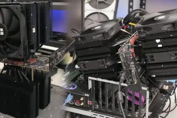 Энтузиаст подключил к GeForce RTX 2060 два процессорных кулера, и температура упала на 35°C.