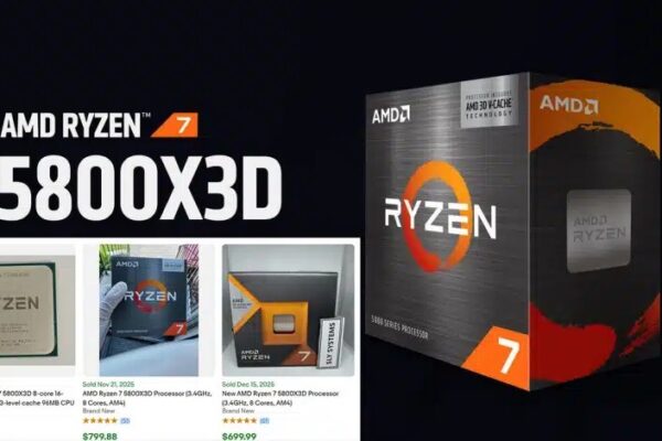 Геймеры требуют возвращения AMD Ryzen 7 5800X3D: платформа AM4 снова привлекательна, но иногда чип стоит столько же, сколько и 9800X3D