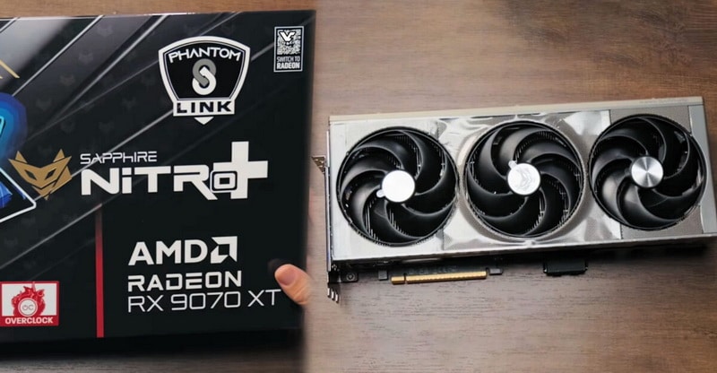 Sapphire выпустит Radeon RX 9070 XT Nitro+ Phantom Link с поддержкой «беспроводного» питания