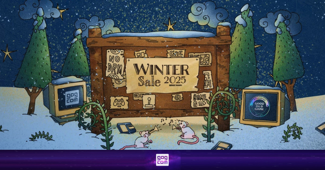 GOG — Стартовала зимняя распродажа 2025. Кроме того, возвращается классическая ролевая стратегия Warhammer: Dark Omen.