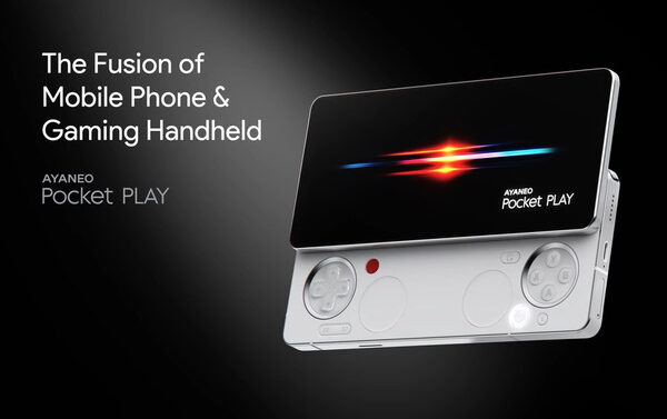 AYANEO Pocket PLAY — смартфон, напоминающий модель Xperia Play из старых времен. Выдвижная конструкция с игровыми кнопками