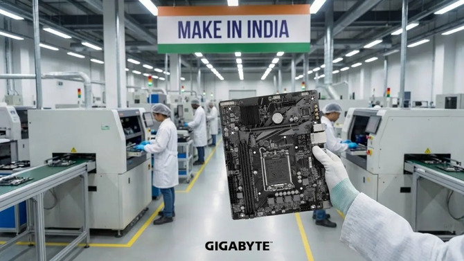 Gigabyte запускает местное производство в Индии. Материнские платы — первый шаг к расширению, затем ноутбуки и мониторы.