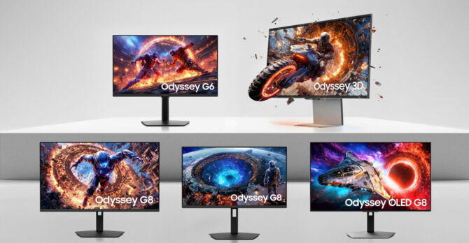 Samsung представляет новые мониторы, включая Odyssey 3D, Odyssey G8 с экраном 5К и Odyssey G8 OLED с DisplayPort 2.1 UHBR20.