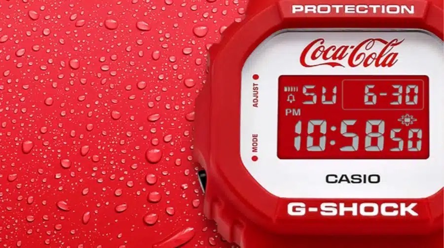 Casio совместно с Coca-Cola разрабатывает новые часы G‑Shock, которые выйдут в 2026 году.
