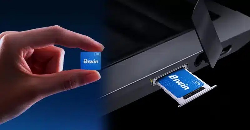Biwin выпустила первый в мире «мини» SSD весом 1 грамм, скоростью до 3700 МБ/с и емкостью до 2 ТБ