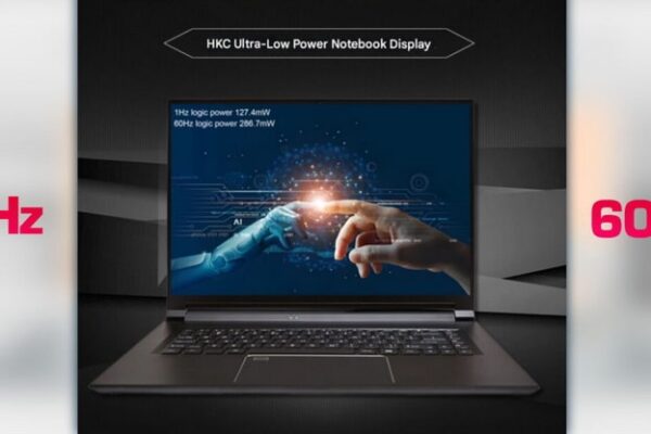 HKC анонсирует дисплей для ноутбука с адаптивной частотой обновления 1–60 Гц — для экономии заряда батареи