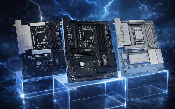 ASRock представляет на выставке CES 2026 обновленные материнские платы серий Challenger и Rock для процессоров Intel и AMD