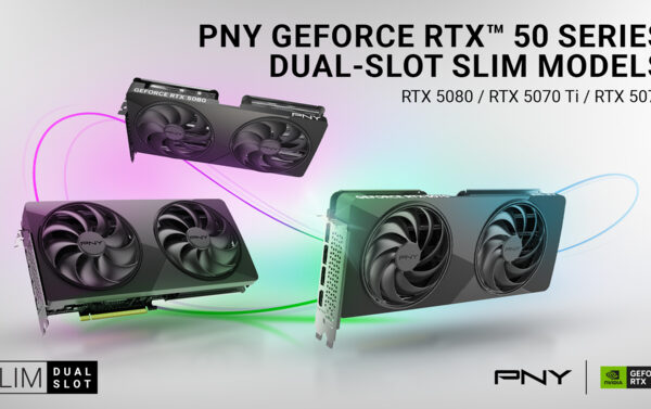 PNY GeForce RTX 50 Slim — новые видеокарты NVIDIA Blackwell в компактных двухслотовых версиях