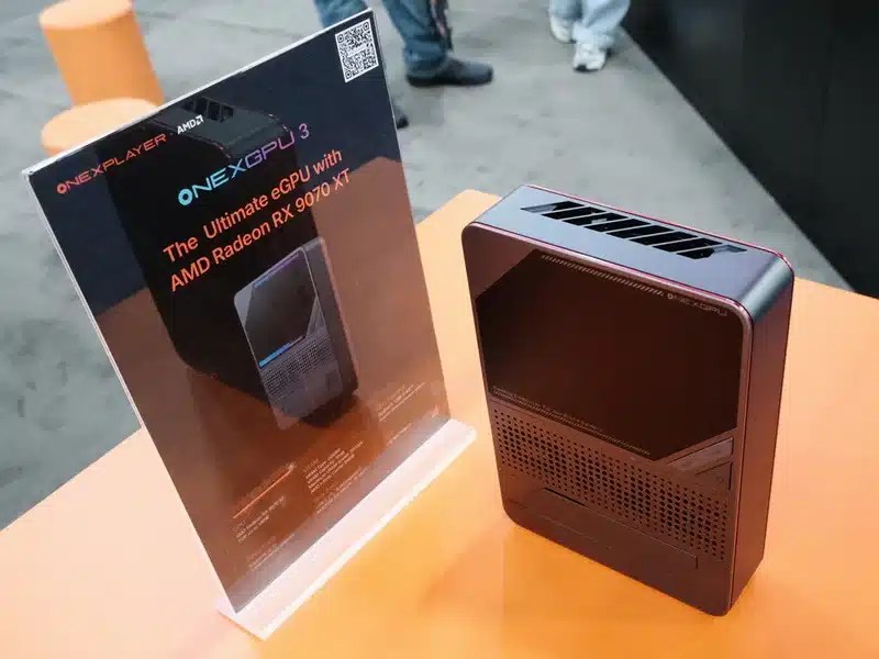OneXPlayer представил внешнюю видеокарту OneXGPU 3 на базе Radeon RX 9070 XT